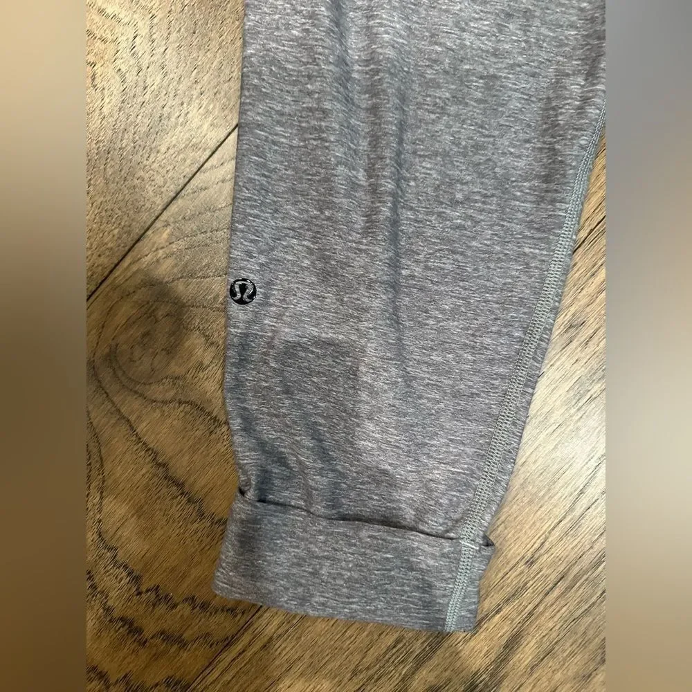 Jet Crop Joggers Heathered Slate *Luon